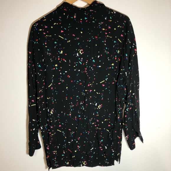 Anthropologie Numph Button Down Shirt Size 38 - Picture 2 of 5